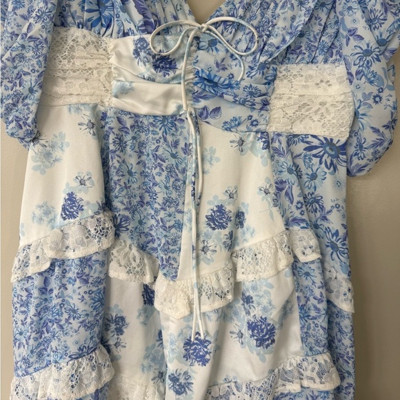 FOR LOVE & LEMONS
ROSALYN MINI DRESS - Picture 6 of 9